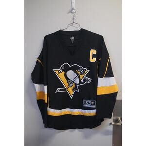 Reebok Pittsburgh Penguins Sidney Crosby #87 Hockey Jersey